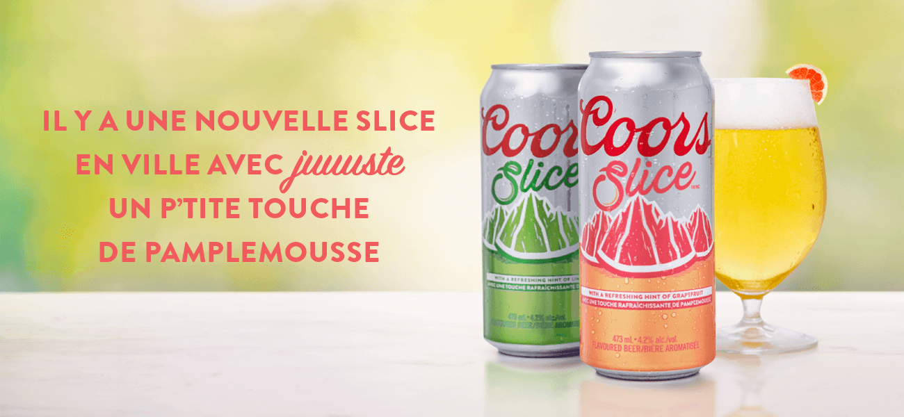 la nouvelle Coors Slice à la lime