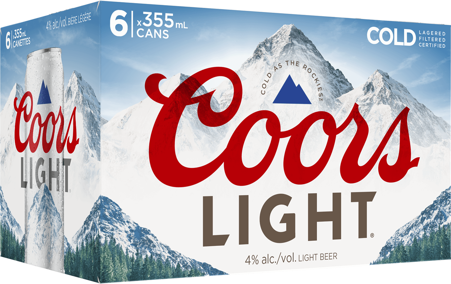 Coors Light cans