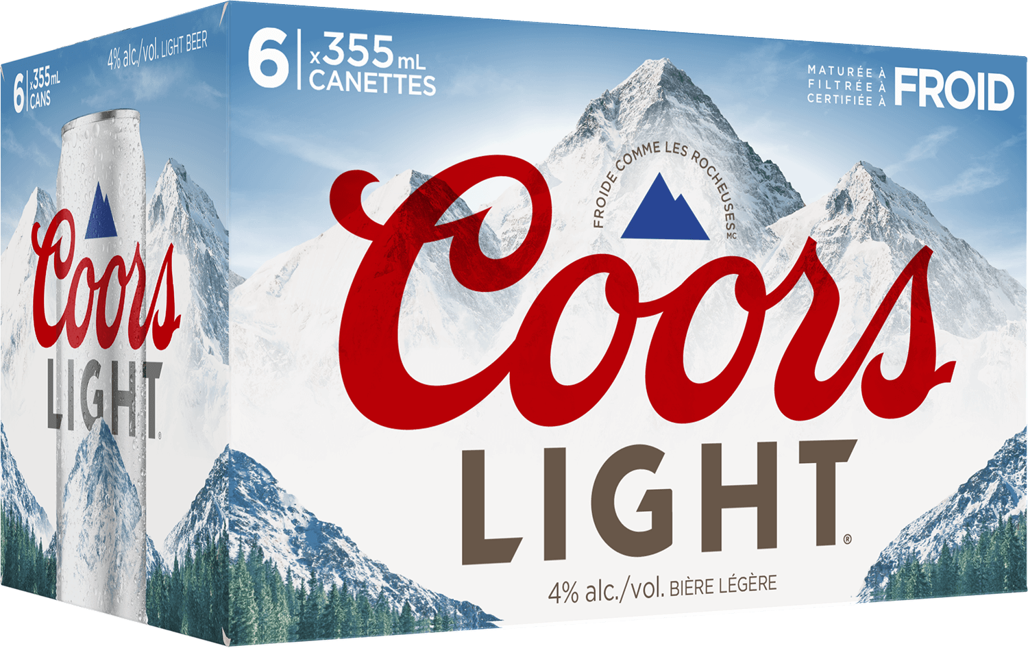 Coors Light cans