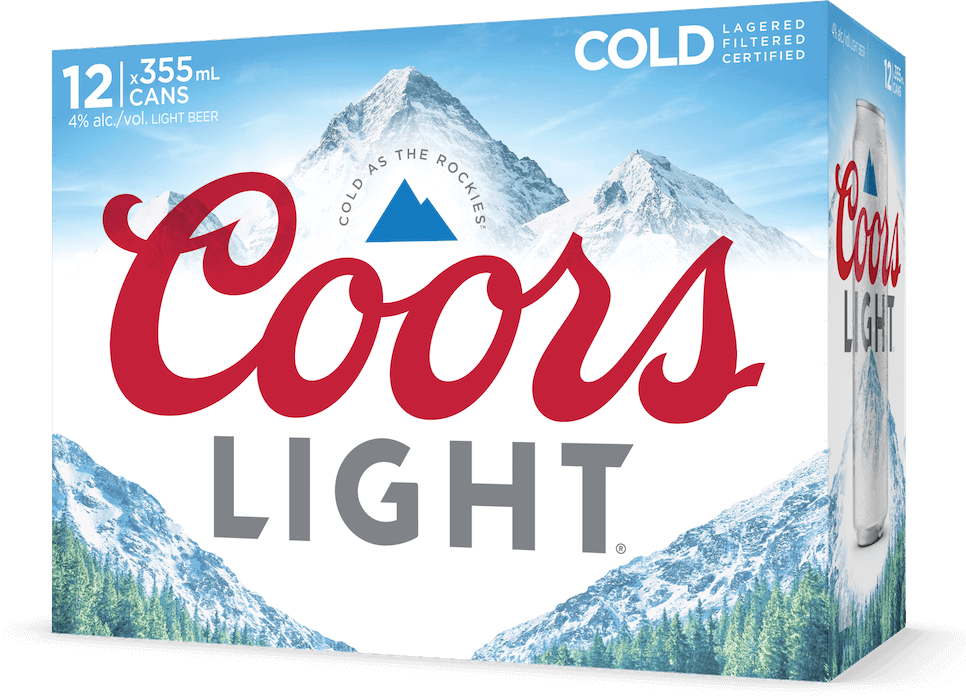 Coors Light 12 Pack x 355ml