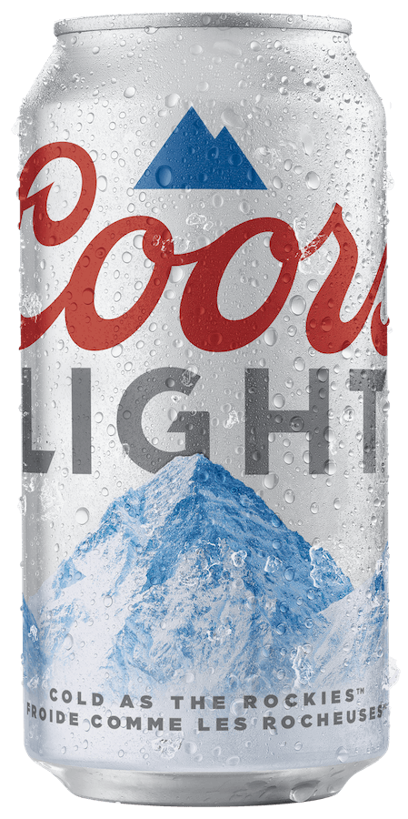 Coors Light 355ml can