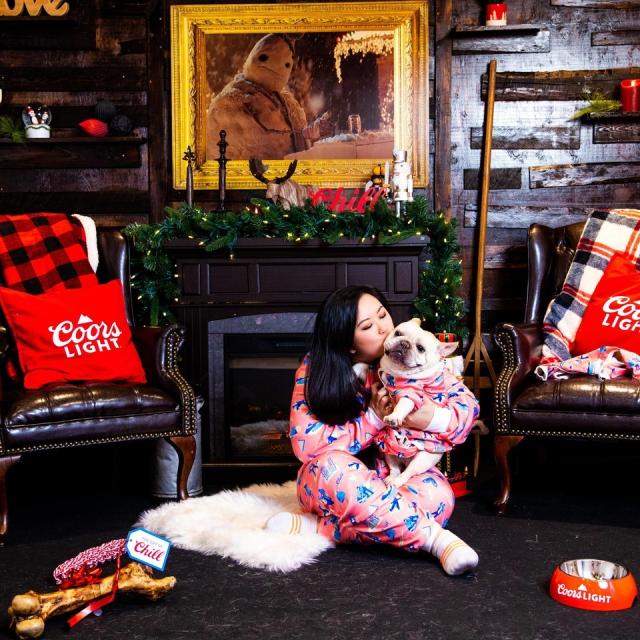 Dogs deserve to unwind, cozy up, and Chill too. 🐶 The Coors Light Cozy Dog Onesies are here in limited quantities and sizes. Head to the link in our to shop them now!🎄