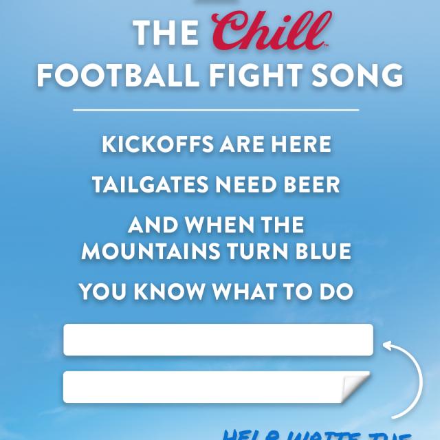 There are many football fight songs, but we’ve noticed there aren’t enough Coors Light chill fight songs. We’re changing that. Comment the next 2 lines of lyrics to help build a chill masterpiece to celebrate Canadian Football and Coors Light.
