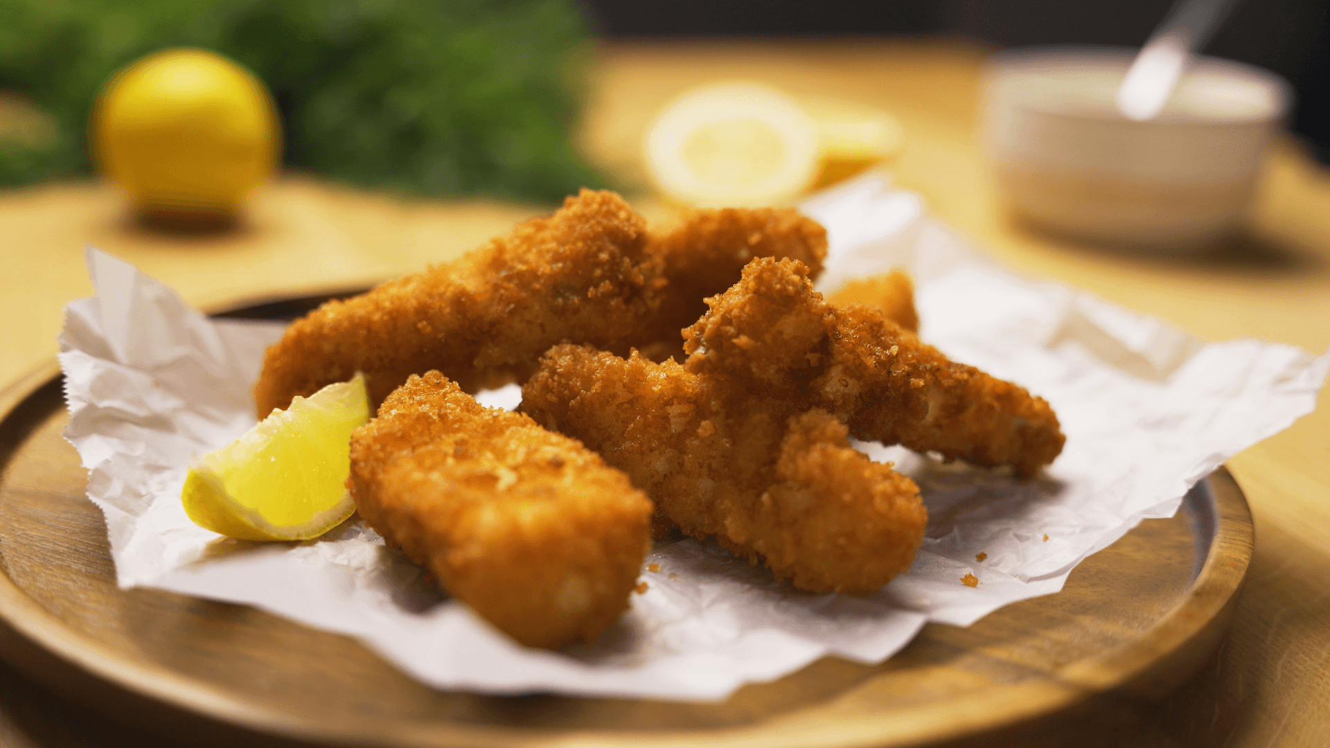 Fresh catch fish sticks image