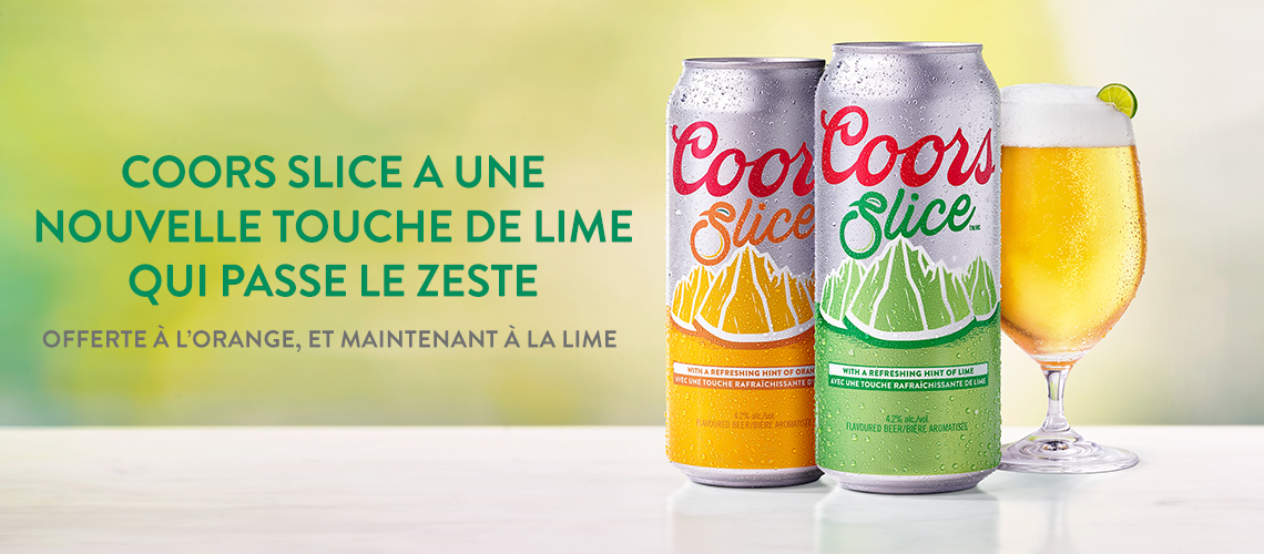 la nouvelle Coors Slice à la lime